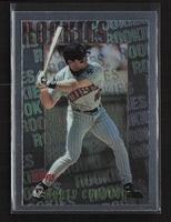 Marty Cordova 1996 Topps Rookies Mystery Facts Series Mint Card
