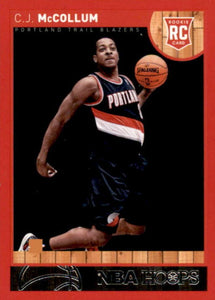 C.J. McCollum 2013 2014 Hoops Series RED PARALLEL VERSION Mint ROOKIE Card #270