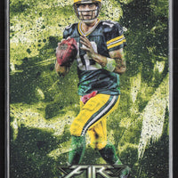 Aaron Rodgers 2014 Topps Fire Series Mint Card #74