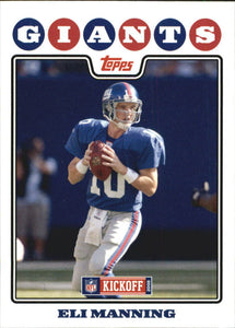 Eli Manning 2008 Topps Kickoff Series Mint Card #3