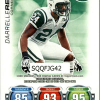 Darrell Revis 2010 Topps Attax Code Card Series Mint Card