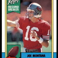 Joe Montana 1990 Topps Series Mint Card #1