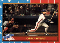 Gary Carter 1987 Fleer World Series Clutch Hitting Series Mint Card #4
