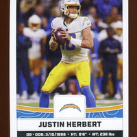 Justin Herbert 2023 Panini NFL Sticker #290