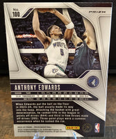 Anthony Edwards 2024 2025 Panini Prizm Series Mint Card #100
