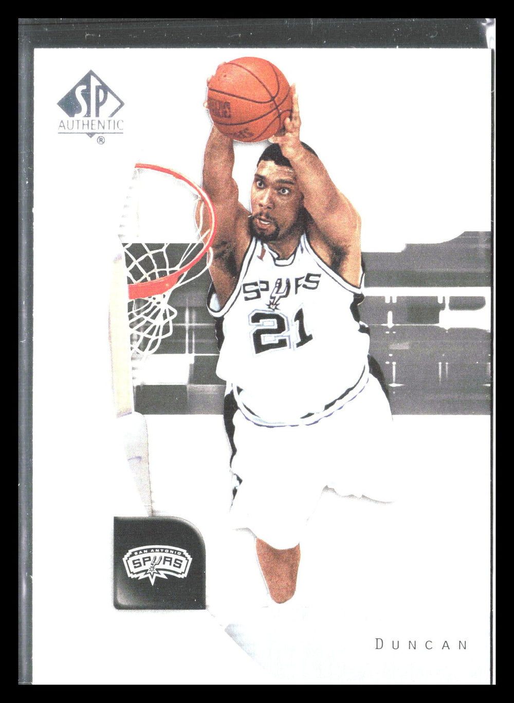 Tim Duncan 2005 2006 SP Authentic Series Mint Card #77