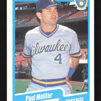 Paul Molitor 1990 Fleer Series Mint Card #330