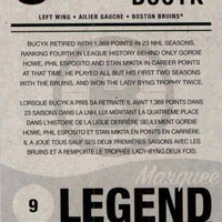 Johnny Bucyk 2010 2011 O-Pee-Chee Marquee Legend Series Card #565