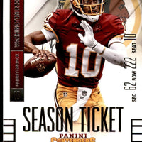 Robert Griffin III 2014 Panini Contenders Season Ticket Series Mint Card #79