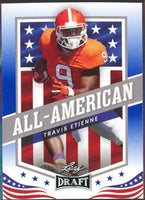 Travis Etienne 2021 Leaf Draft All-American Blue Series Mint Rookie Card #44
