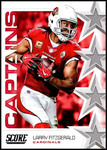 Larry Fitzgerald 2019 Score Captains Series Mint Card #C-1