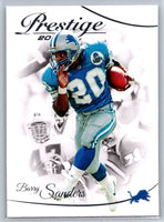 Barry Sanders 2023 Panini Prestige Series Mint Card #100
