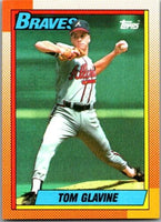 Tom Glavine 1990 Topps Series Mint Card #506
