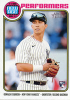 Oswaldo Cabrera 2023 Topps Heritage New Age Performers Series Mint Card #NA-9
