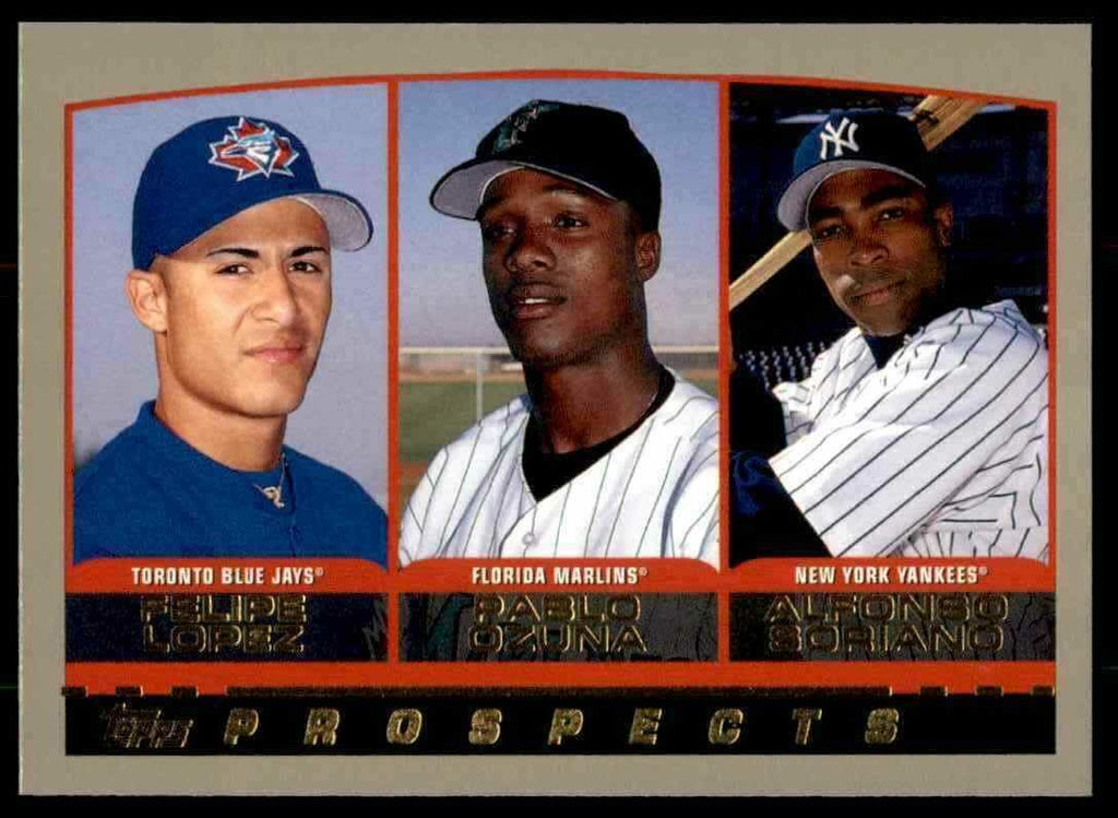 Alfonso Soriano 1999 Topps Prospects Series Mint Rookie Card #203