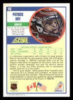 Patrick Roy 1990 1991 Score Card #10
