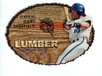 Gary Sheffield 1997 Fleer Lumber Company Series Mint Card #15
