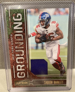 Saquon Barkley 2022 Panini Playbook Grounding Series Mint Card #G