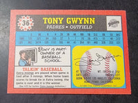Tony Gwynn 1989 Topps UK Mini Series Card #36
