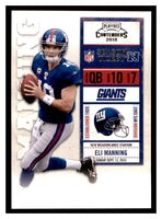 Eli Manning 2010 Playoff Contenders Series Mint Card #64
