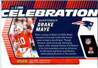 Drake Maye 2025 Score Celebration Series Mint Insert Card #C-DMA
