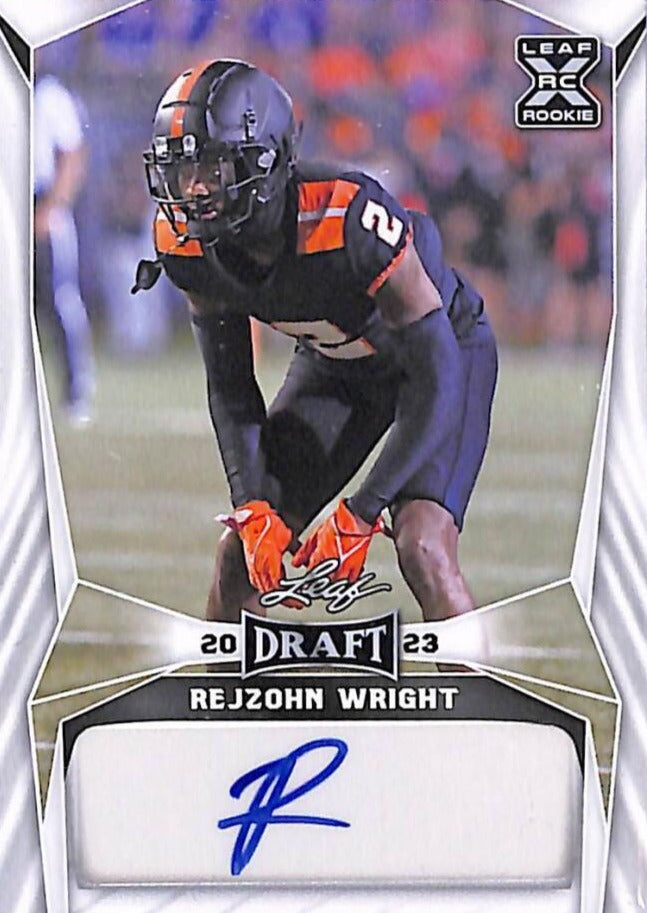 Rejzohn Wright 2023 Leaf Draft AUTOGRAPH Mint ROOKIE Card #BA-RW1