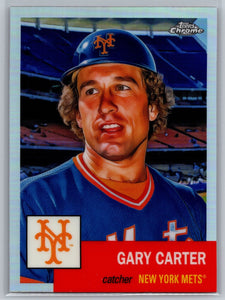 Gary Carter 2022 Topps Chrome Platinum Anniversary Series Mint Card #213