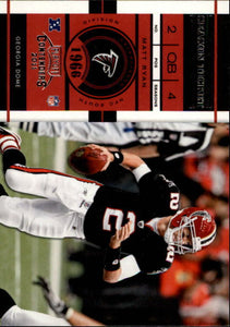 Matt Ryan 2011 Playoff Contenders Series Mint Card #77