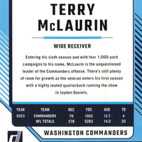 Terry McLaurin 2024 Donruss Series Mint Card #34