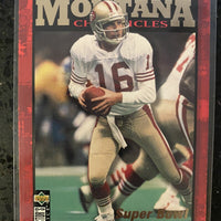 Joe Montana 1995 Chronicles Collector's Choice Series Mint Card #JM8