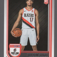 Shaedon Sharpe 2022 2023 Panini Hoops Basketball Series Mint Rookie Card #237