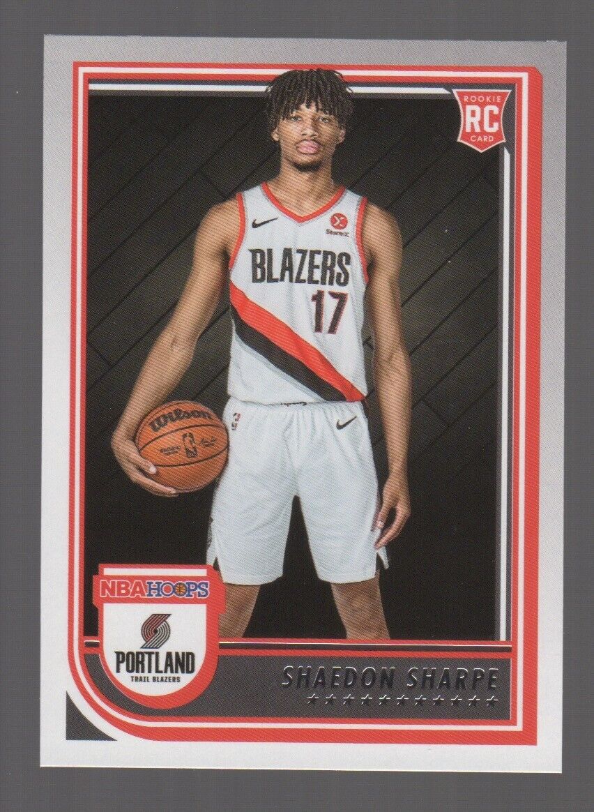 Shaedon Sharpe 2022 2023 Panini Hoops Basketball Series Mint Rookie Card #237