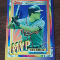 Greg Maddux 1994 Topps Finest MVP Series Mint Card #1