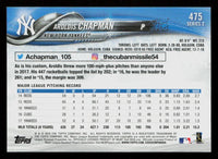 Aroldis Chapman 2018 Topps Series Mint Card #475
