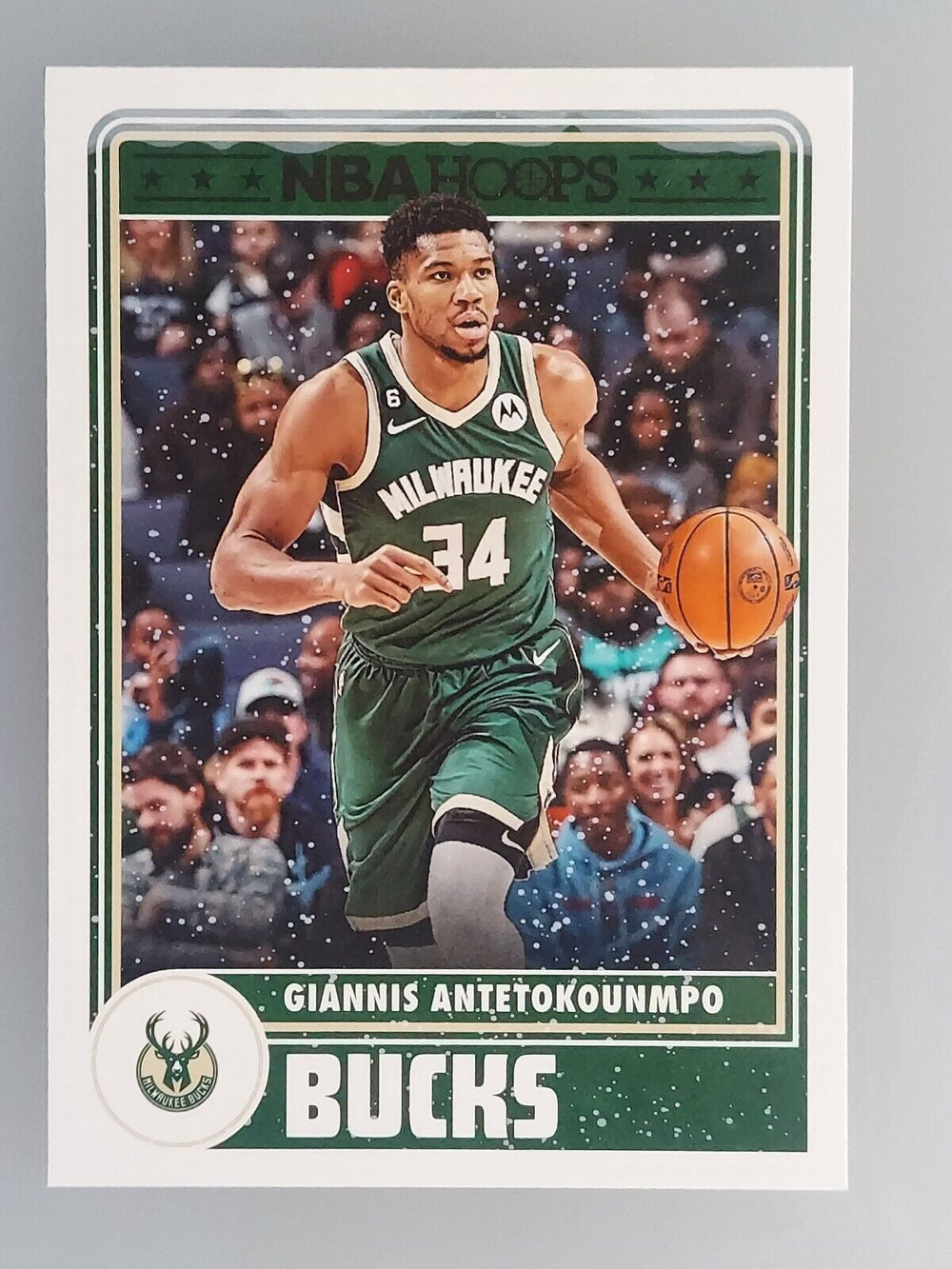 Giannis Antetokounmpo 2023 2024 NBA Hoops Series Mint Winter Tribute Card #285