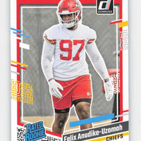 Felix Anudike-Uzomah 2023 Donruss Rated Rookie Series Mint Card #349