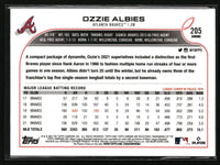 Ozzie Albies 2022 Topps Chrome Pink Refractor Series Mint Card #205
