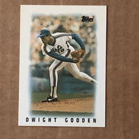 Dwight Gooden 1986 Topps Mini Leaders Series Mint Card #52