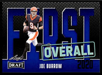 Joe Burrow 2023 Leaf Draft First Overall Blue Series Mint Card #10
