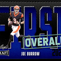 Joe Burrow 2023 Leaf Draft First Overall Blue Series Mint Card #10