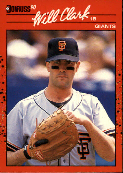 Will Clark 1990 Donruss Series Mint Card #230