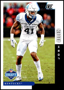 Josh Allen 2019 Score NFL Draft Series Mint Card #DFT-12