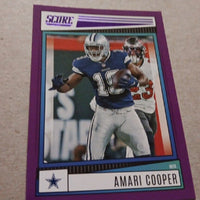 Amari Cooper 2022 Score Purple Series Mint Card #220