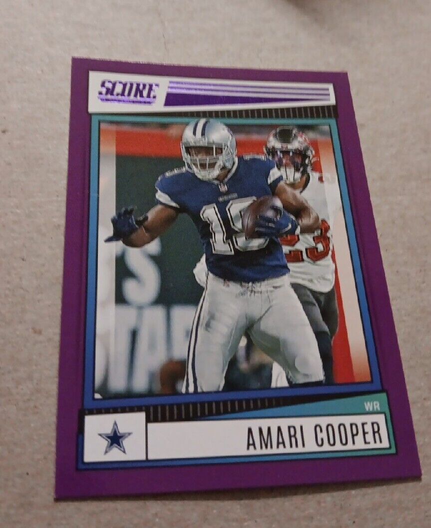 Amari Cooper 2022 Score Purple Series Mint Card #220