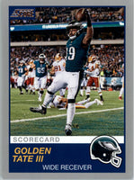 Golden Tate 2019 Panini Score SCORECARD Series Mint Card #192
