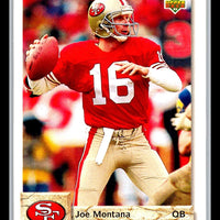 Joe Montana 1992 Upper Deck Series Mint Card #560