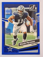 Micah Parsons 2023 Donruss Press Proof Blue Series Mint Card #78
