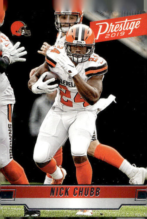 Nick Chubb 2019 Panini Prestige Series Mint Card #54