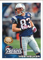 Wes Welker 2010 Topps All Pro Series Mint Card #411
