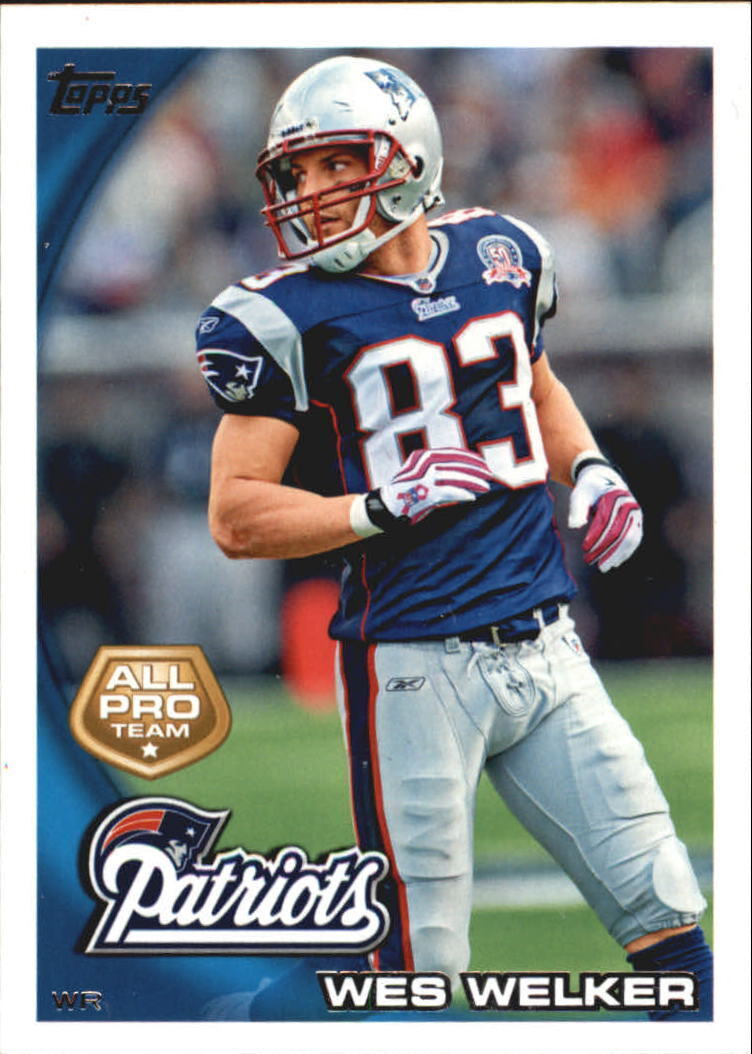 Wes Welker 2010 Topps All Pro Series Mint Card #411